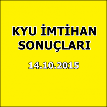 Kyu İmtihan Sonuçları – 14 Ekim 2015