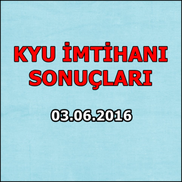 Kyu İmtihan Sonuçları – 03.06.2016