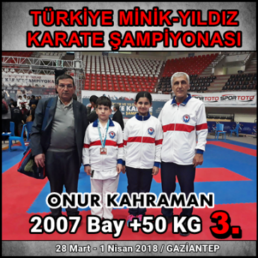 TÜRKİYE MİNİK-YILDIZ KARATE ŞAMPİYONASI-GAZİANTEP