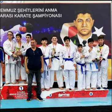 15 TEMMUZ ŞEHİTLERİNİ ANMA, İLLER ARASI TAKIM KARATE ŞAMPİYONASI