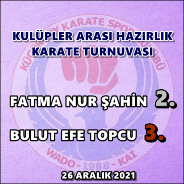KULÜPLER ARASI HAZIRLIK KARATE TURNUVASI